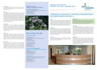 Broschüre zu den Informationen A – Z des Marienhaus Klinikum St. Antonius Waldbreitbach 